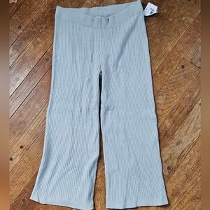 New Tranquil & True Women's Size S Thick Fuzzy Knit Pajama/Lounge Pants Gray